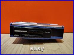 REFURBISHED Vintage Sony Walkman Blue WM-33 NEW BELTS Cassette Player