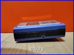 REFURBISHED Vintage Sony Walkman Blue WM-33 NEW BELTS Cassette Player