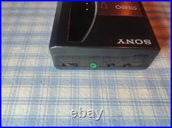 REFURBISHED Vintage Sony Walkman WM-34 Dolby NR NEW BELTS Cassette Player