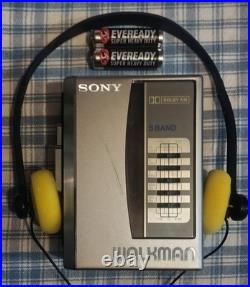 REFURBISHED Vintage Sony Walkman WM-36 Dolby NR NEW BELTS Cassette Player