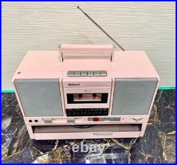 Rare Item Panasonic Sg-J500 Pink Color Working Refurbished Radio Cassette Player
