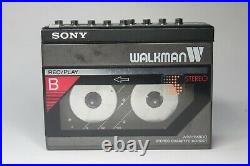 Rare Japanese Sony Walkman WM-W800 Serviced with New Belts & Pinch Rollers