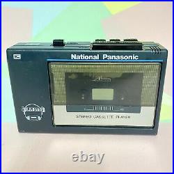 Rare Panasonic Personal Cassette Player RQ-J11 Stereo To Go! 1980s Retro Working