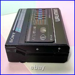 Rare Retro Sony Walkman WM-F60 Black Player Fully Refurbished Working Order