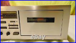Rare Silver Faced Yamaha K-65 Natural Sound Stereo Dual Cassette Deck