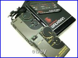 Rare! Vintage Restored SONY WALKMAN WM-F203 Cassette Tape player withTransmitter
