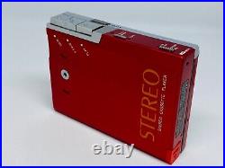 Rare Walkman Aiwa HS P06 Red Cassette Player Working