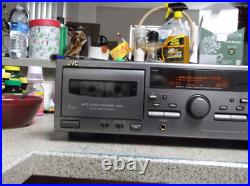 Refurbished JVC TD-W217 2 Head Dual Cassette Dolby NR Processor Deck & Tape