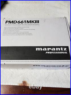 Refurbished Marantz PMD661 MKIII Solid State Field Recorder withcurrent firmware