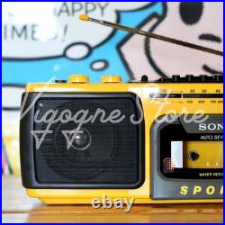 Refurbished SONY SPORTS CFS-930 Yellow Water Resistant Belt = From JAPAN