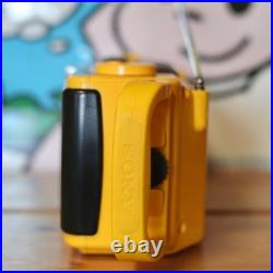 Refurbished SONY SPORTS CFS-930 Yellow Water Resistant Belt = From JAPAN