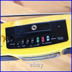 Refurbished SONY SPORTS CFS-930 Yellow Water Resistant Belt = From JAPAN
