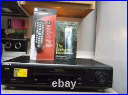 Refurbished Sony SLV-775HF 4 Head VCR WithUniversal Remote & VHS Movie