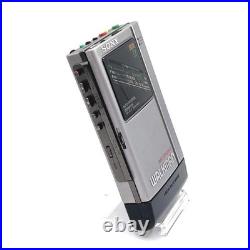 Refurbished Sony Walkman WM-F404 Silver Portable Cassette Player AM/FM Radio