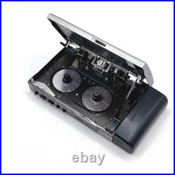 Refurbished Sony Walkman WM-F404 Silver Portable Cassette Player AM/FM Radio