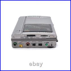 Refurbished Sony Walkman WM-F404 Silver Portable Cassette Player AM/FM Radio