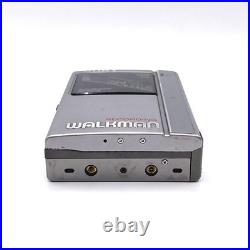 Refurbished Sony Walkman WM-F404 Silver Portable Cassette Player AM/FM Radio