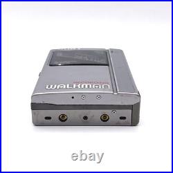 Refurbished Sony Walkman WM-F404 Silver Portable Cassette Player AM/FM Radio