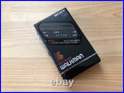 Refurbished Sony Walkman Wm-F203 Black Portable Cassette Player Working Vintage Refurbished Sony Walkman Wm-F203 Black Portable Cassette Player Working Vintage