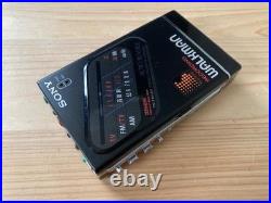Refurbished Sony Walkman Wm-F203 Black Portable Cassette Player Working Vintage Refurbished Sony Walkman Wm-F203 Black Portable Cassette Player Working Vintage