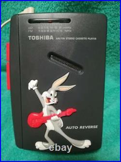 Refurbished TOSHIBA Bucks Bunny AM FM Stereo Cassette Player