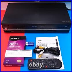 Refurbished Toshiba SD-V296 DVD/VCR Combo Player Bundle VHS Tape See Demo Video