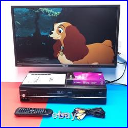 Refurbished Toshiba SD-V296 DVD/VCR Combo Player Bundle VHS Tape See Demo Video