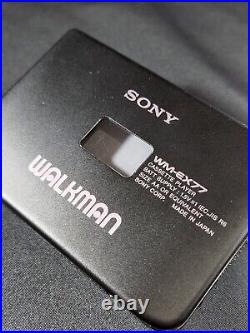Restored Vintage Sony WALKMAN WM-EX77 music cassette player Perfect work