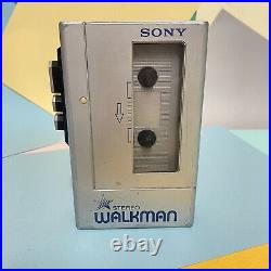 Retro 1980s SONY STEREO WALKMAN WM-4 STEREO CASSETTE PLAYER Refurbished