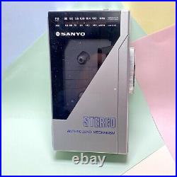 Retro Rare Sanyo Sportster Model M-G32 Radio Cassette Player Serviced Functional