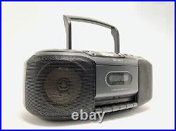 SONY CFD-23 Boombox Stereo Radio Double Cassette CD Vintage 1996 Work Good Look
