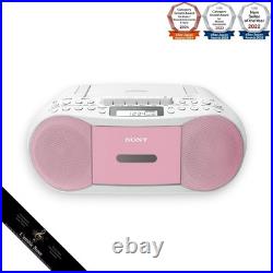 SONY CFD-S70 Pink Stereo CD Player Cassette Recorder AM/FM Radio Boombox CFDS70 SONY CFD-S70 Pink Stereo CD Player Cassette Recorder AM/FM Radio Boombox CFDS70