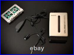 SONY Cassette Walkman WM-EX600 White x2 Refurbished & Mint