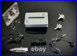 SONY Cassette Walkman WM-GX788 Refurbished Vintage Very Rare Silver