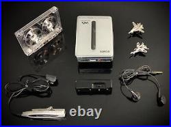 SONY Cassette Walkman WM-GX788 Refurbished Vintage Very Rare Silver