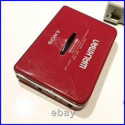 SONY Cassette player Walkman WM-EX88 red