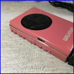 SONY Cassette player Walkman WM-F509 Pink 1988