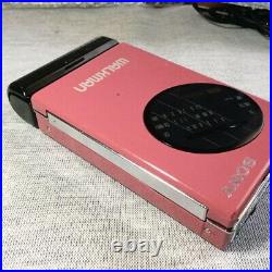 SONY Cassette player Walkman WM-F509 Pink 1988