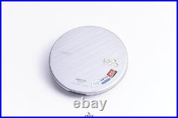 SONY D-NE830 CD Walkman High-End Model Silver Used Japan Genuine