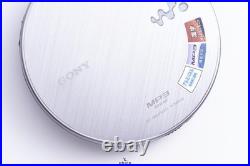 SONY D-NE830 CD Walkman High-End Model Silver Used Japan Genuine