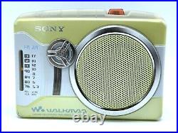 SONY Radio Cassette WALKMAN WM-GX200 Yellow 2Way Speaker Refurbished from JAPAN