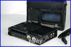 SONY TC-D5M Portable Profi Reporter Cassettedeck Top-Zust! Serviced+1J. Garantie