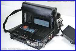 SONY TC-D5M Portable Profi Reporter Cassettedeck+Zubehör! Serviced+1J. Garantie
