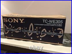 SONY TC-WE305 STEREO DUAL CASSETTE DECK Refurbished, New Belts SONY TC-WE305 STEREO DUAL CASSETTE DECK Refurbished, New Belts