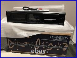 SONY TC-WE305 STEREO DUAL CASSETTE DECK Refurbished, New Belts SONY TC-WE305 STEREO DUAL CASSETTE DECK Refurbished, New Belts