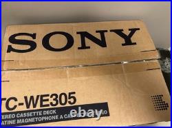 SONY TC-WE305 STEREO DUAL CASSETTE DECK Refurbished, New Belts SONY TC-WE305 STEREO DUAL CASSETTE DECK Refurbished, New Belts