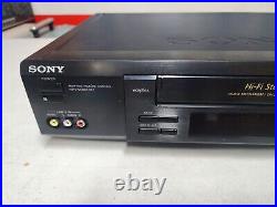 SONY VIDEO RECORDER WithREMOTE & CABLES REFURBISHED SLV-778HF WORKING