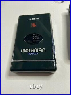 SONY WALKMAN WM-109 with Remote/Headphones 1987 Personal Cassette Player RESTORED