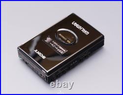 SONY WALKMAN WM-609 Cassette Player Restored Stunning Black Paint