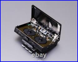SONY WALKMAN WM-609 Cassette Player Restored Stunning Black Paint